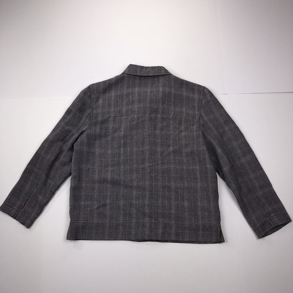 Norton McNaughton Petite Gray Long Sleeve Blazer - Picture 2 of 6